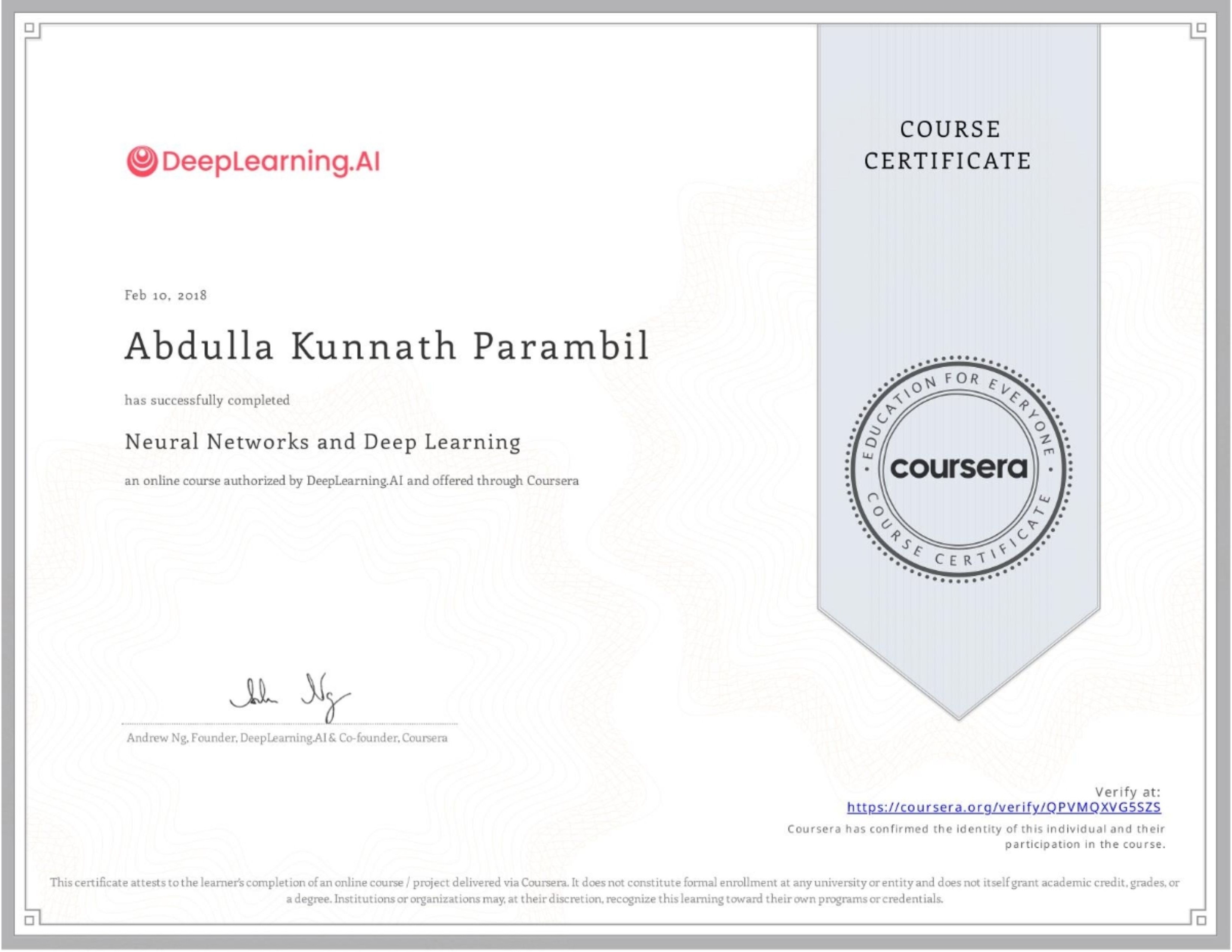 Neural Networks and Deep Learning